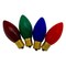 Northlight C9 Transparent Christmas Replacement Bulbs - MultiColor - 4ct
